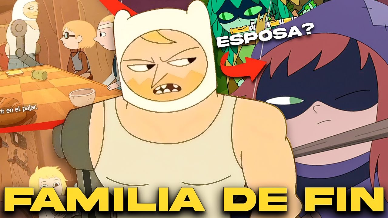 FINN ALTERNO y SU FAMILIA - HIJOS e ESPOSA de Finn original? Hora de aventura: Fionna y cake RESUMEN