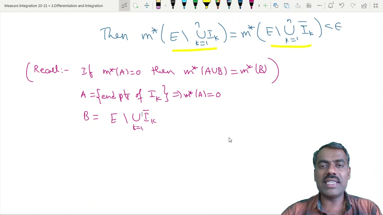Measure and Integration 20-  Vitali Covering Lemma ( Littlewood first principle)