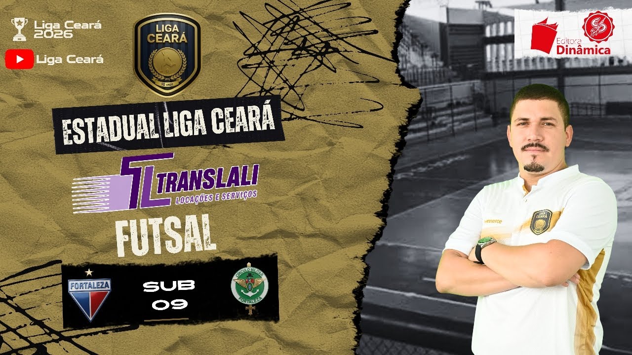 Estadual Liga Ceará Translali Futsal 2026: Fortaleza EC x Circulo Militar - Sub 09