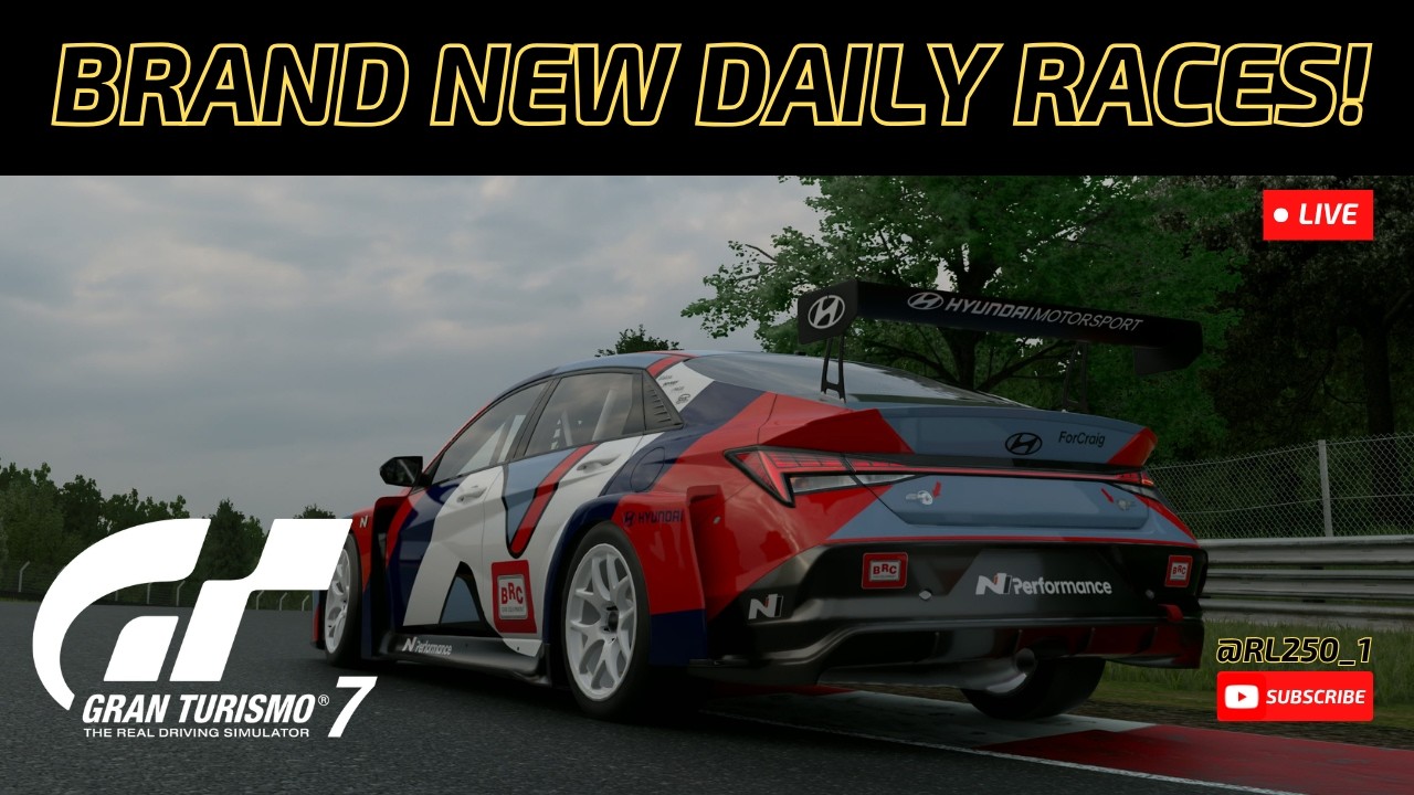 🔴LIVE: Gran Turismo 7 - Brand New Daily Races First Look!