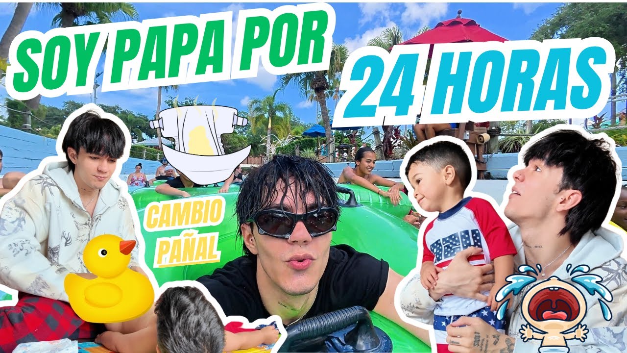soy PAPA por 24 HORAS Y cambio un PAÑAL 😣