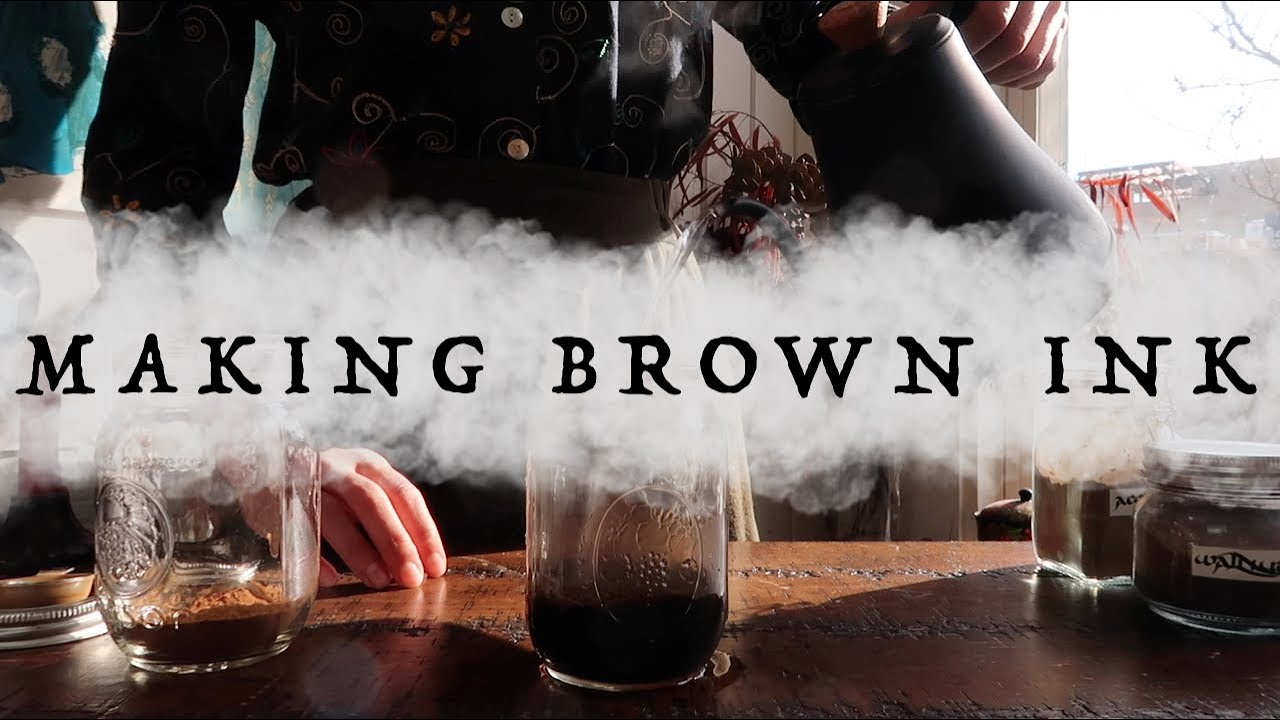 Acorns vs. Walnuts: Which Makes the Best Brown Ink? // Making Natural Ink