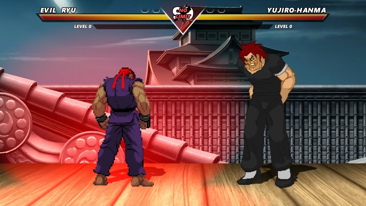 EVIL RYU против YUJIRO HANMA — Невероятный эпичный бой высочайшего уровня!