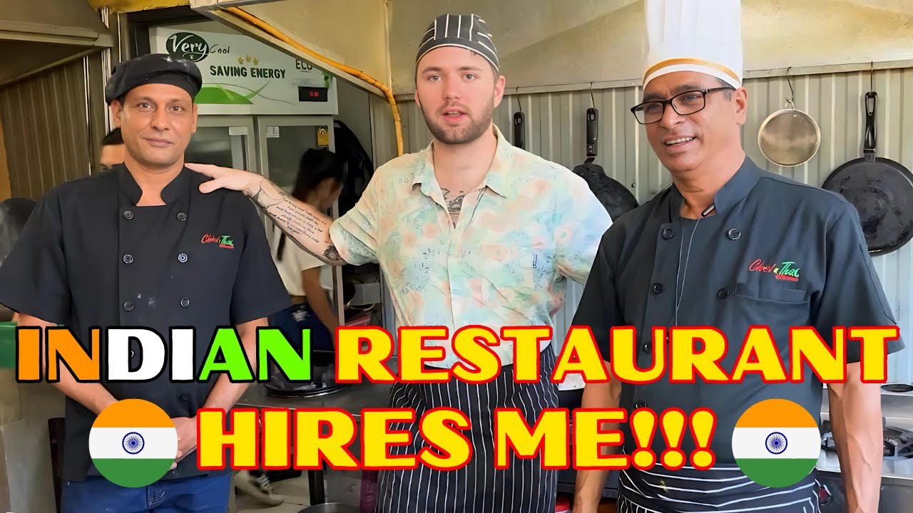 Foreigner working at Indian Restaurant 🇮🇳🇺🇸