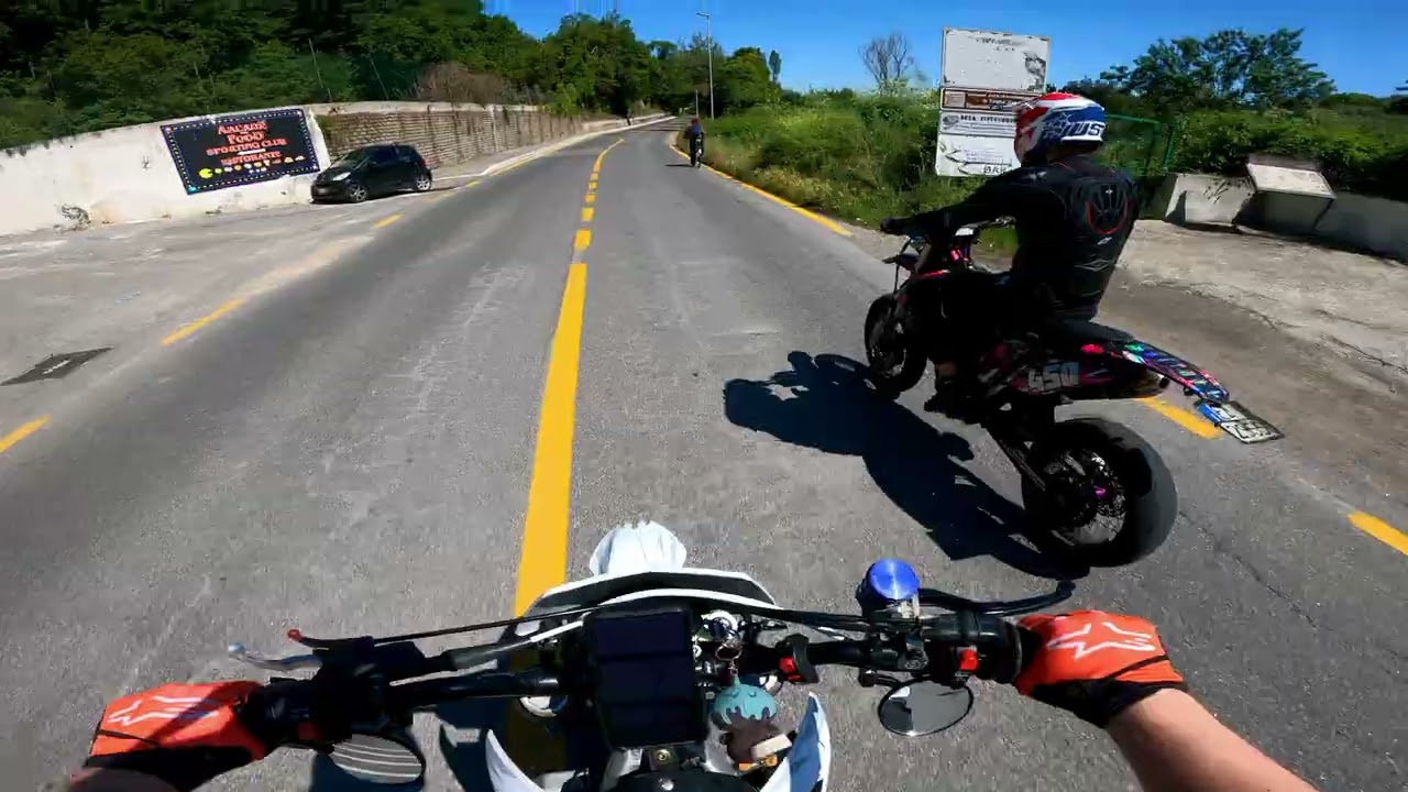 Da Roma al Terminillo pt.2 (Tm 450 full gass + crash)
