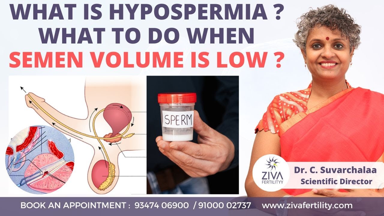 Fertility and Low Semen Volume || Causes And Treatment || IVF || Dr C Suvarchalaa || ZIVA Fertilityy