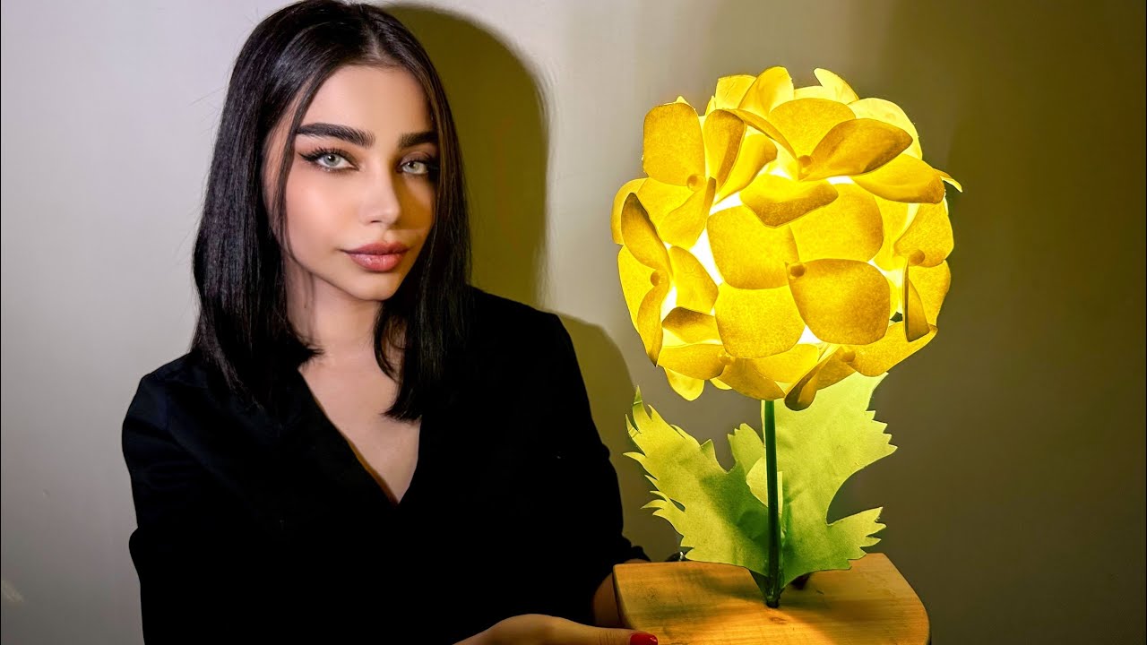 Easy DIY Orchid Lamp You Can Make & Sell | Orchid Flower Lampshade