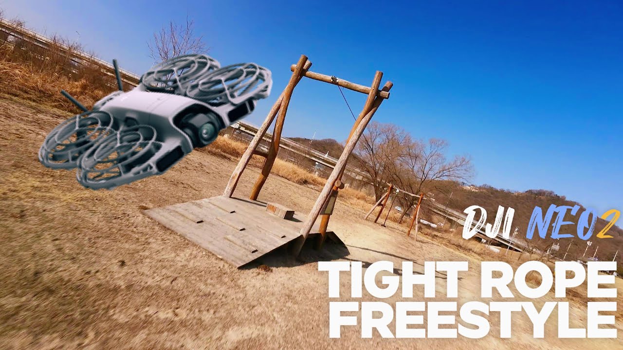 DJI NEO 2 FPV Freestyle | Tight Rope Flying | Manual mode | One Take