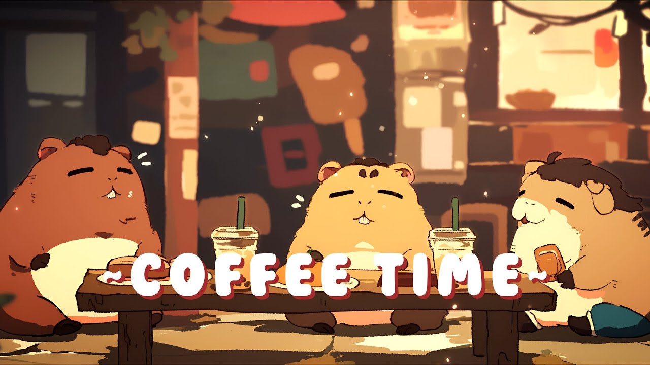 Lofi Capybara Radio | Cozy Beats for Relaxation 🌸 ☕