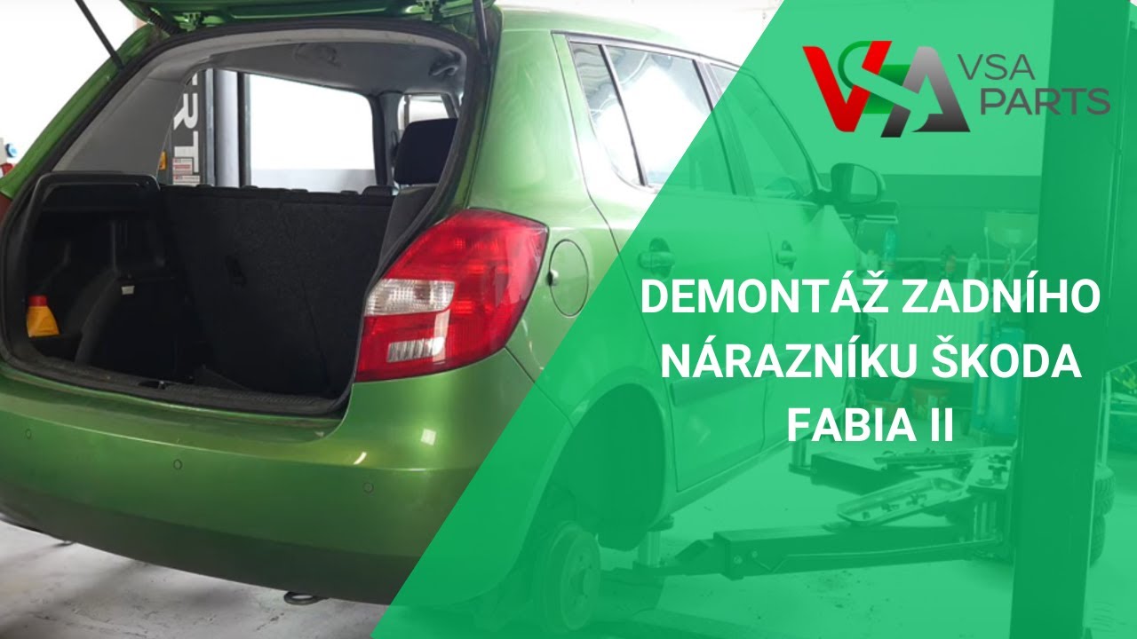 Jak sundat zadní nárazník u Škoda Fabia II | VSAPARTS.CZ