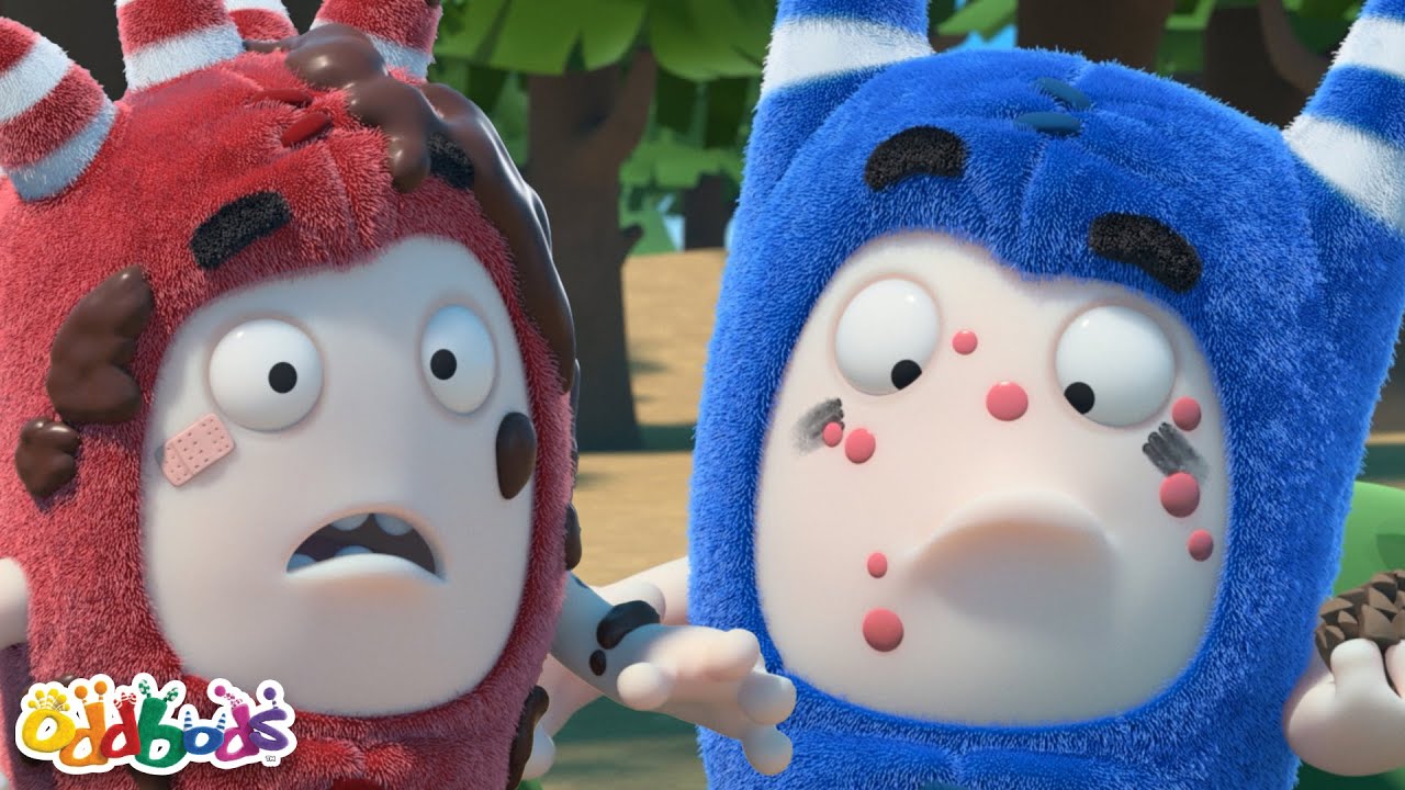 Camping Chaos Pranks vs. Hungry Grizzly Bear! | Oddbods TV Full Episodes | Funny Cartoons For Kids