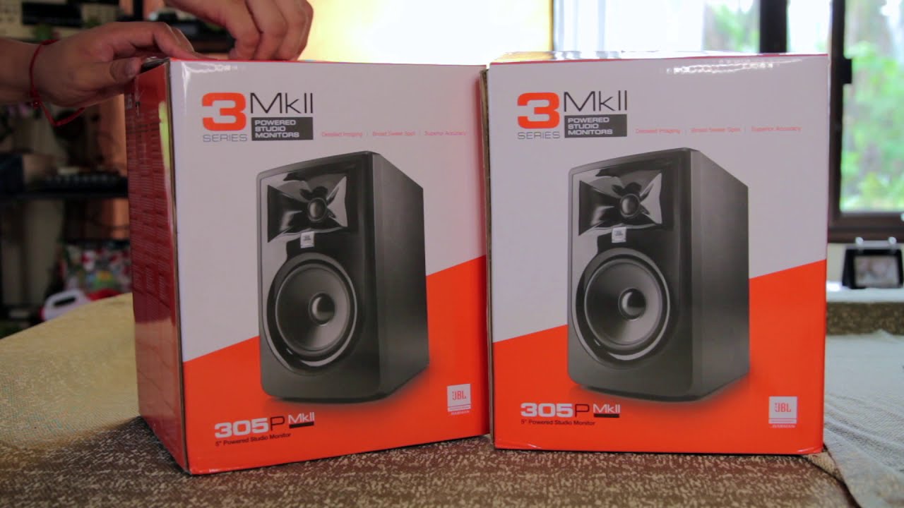 JBL MkII 305p Powered Studio Monitors Review and Sound Test (PT.2)