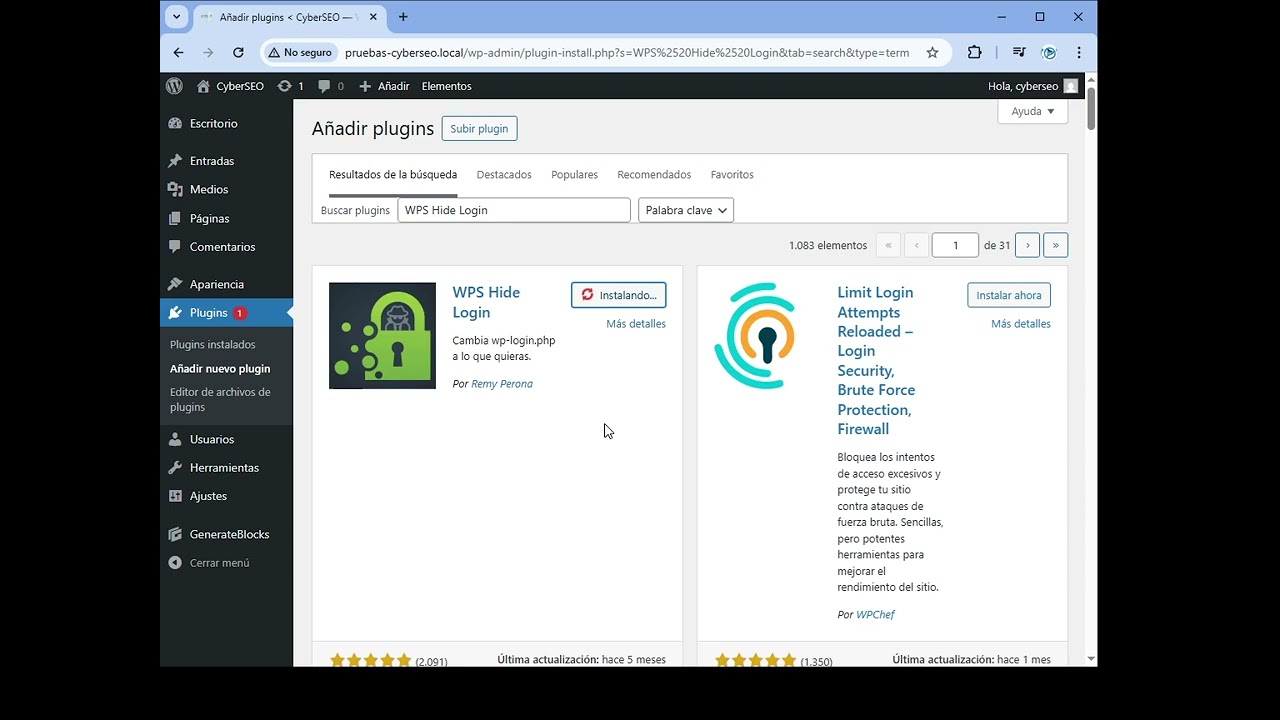Cyberseo WPS Hide Login