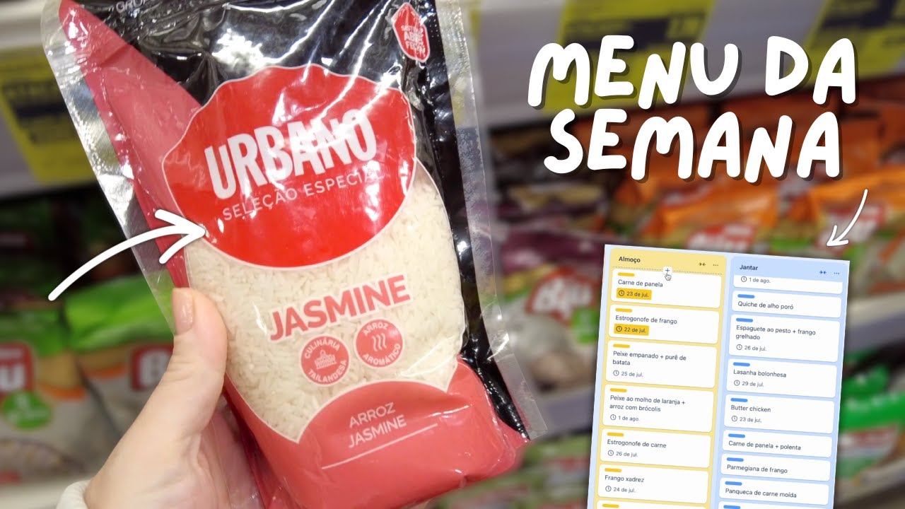 Montando o cardápio da semana + compras de mercado | Thalita Campedelli