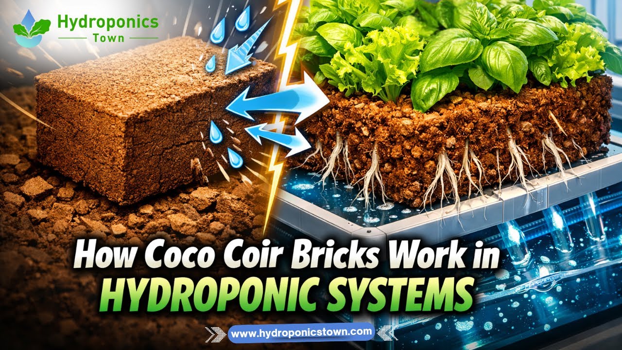 How Coco Coir Bricks Work in Hydroponic Systems (Root Royale 390202)