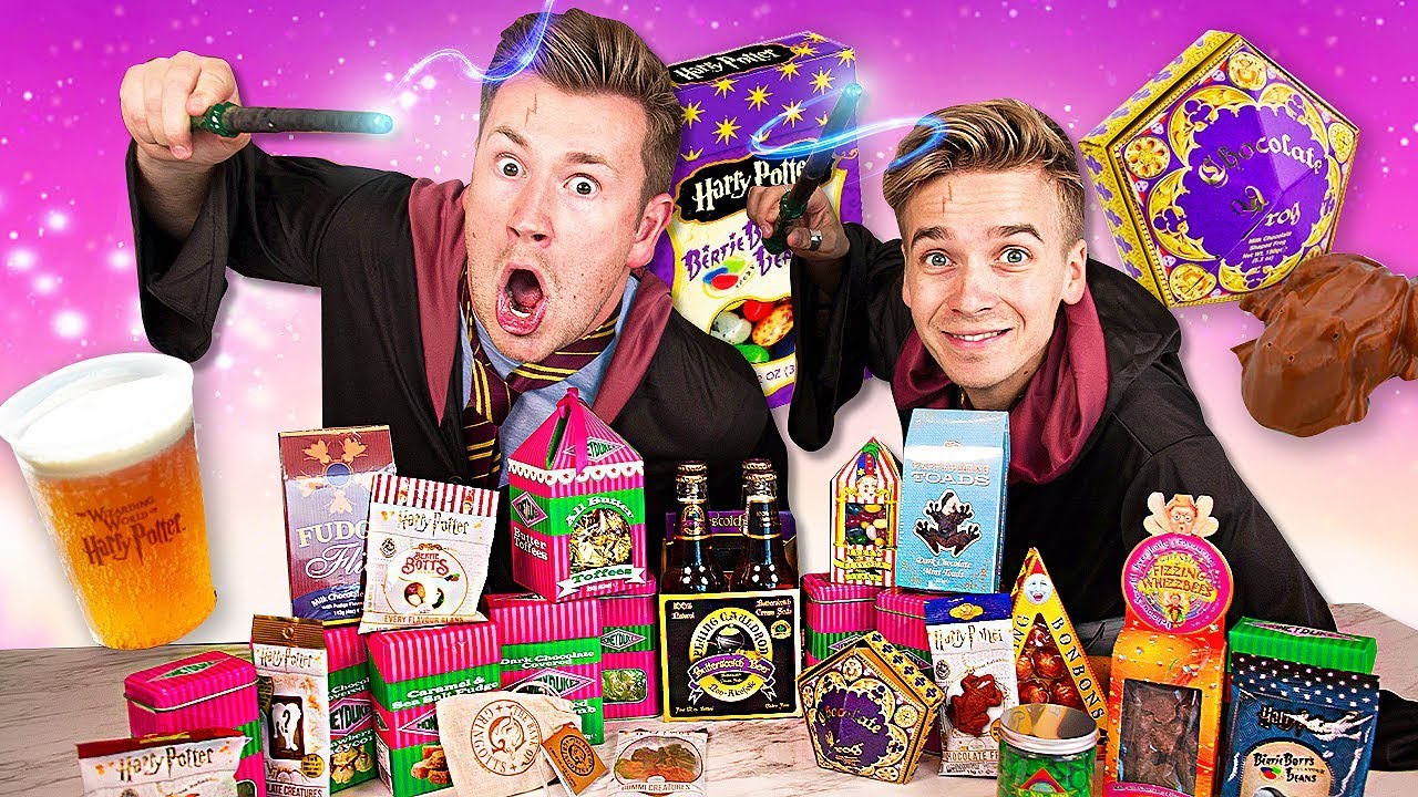 TRYING EVERY HARRY POTTER FOOD FROM HOGWARTS WITH JOE SUGG