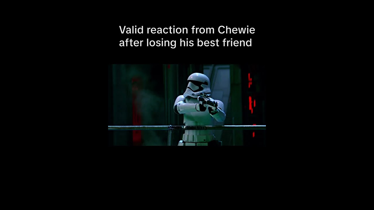 Chewbacca Crashout 💀#shorts #starwars
