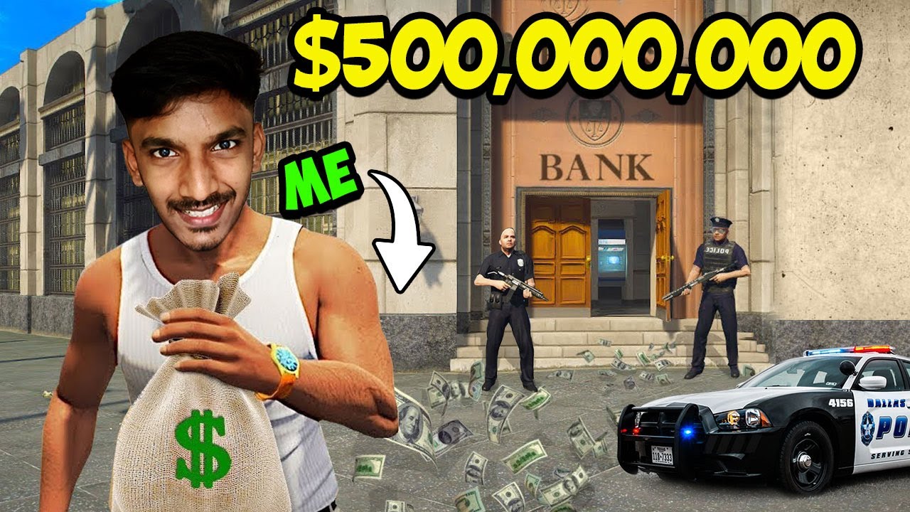 Robbing A MEGA Bank In GTA 5.. (Mods) GTA 5 Tamil - Part 1 - STG
