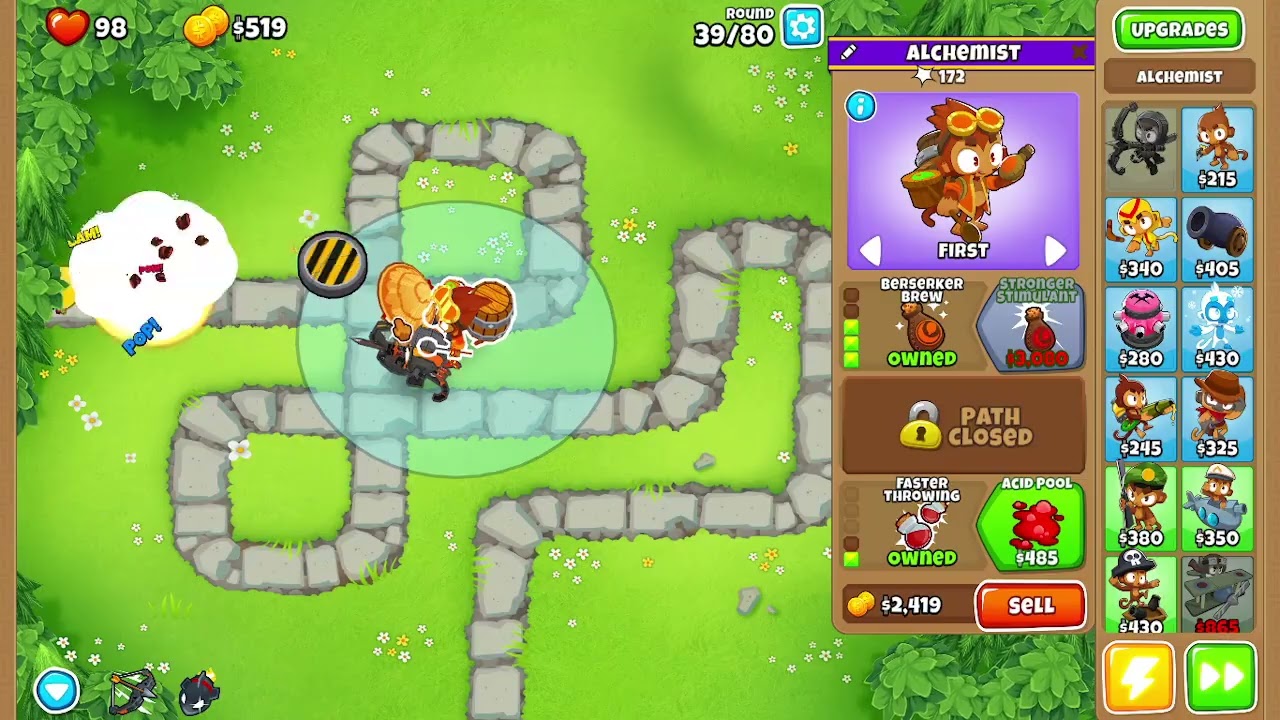 Bloons TD6 Unedited Walkthrough - Monkey Meadow Alternate Bloons Rounds