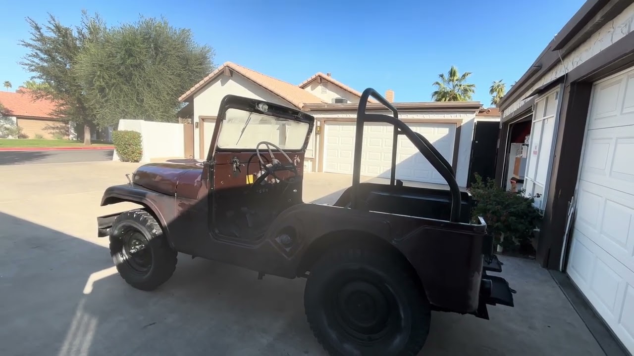 @familyfirst.foundation 1961 WILLYS CJ5 FACTORY  “DANA 18”PLATFORM w / T-90 3 SPEED TRIPLE-STICK 