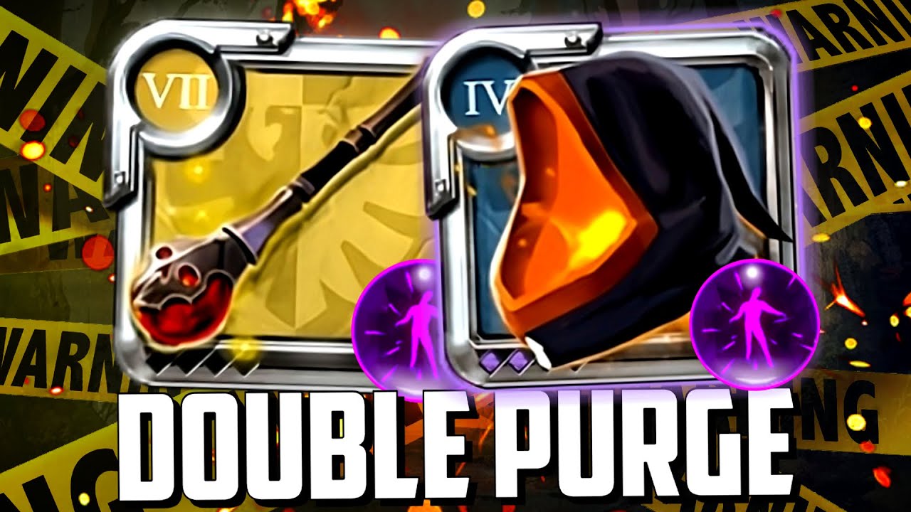 LIFECURSE DOUBLE PURGE BUILD destroys RED ZONE | ALBION ONLINE PVP