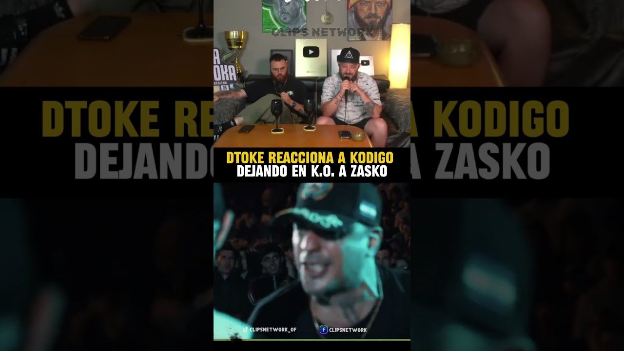 DTOKE reacciona a KODIGO dejando en K.O. a ZASKO