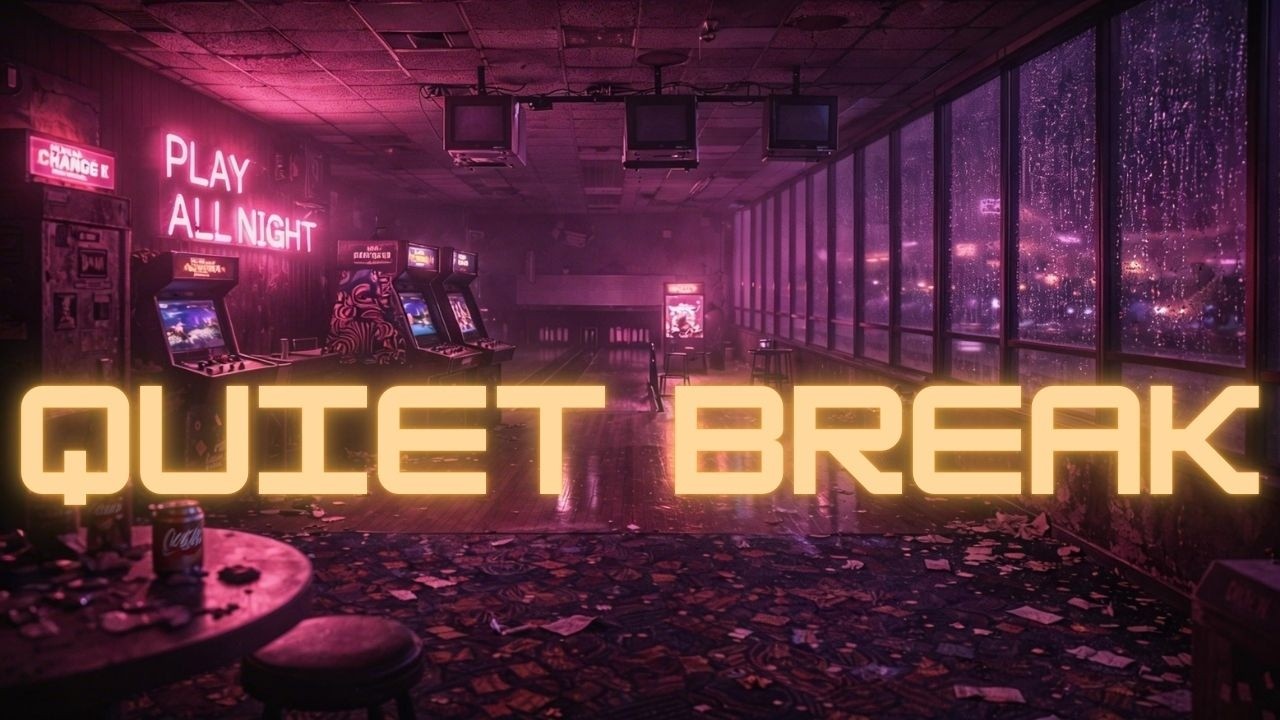 Empty Arcade Break | Nostalgic Synthwave Mix for Relaxed Focus | Retro Night Atmosphere