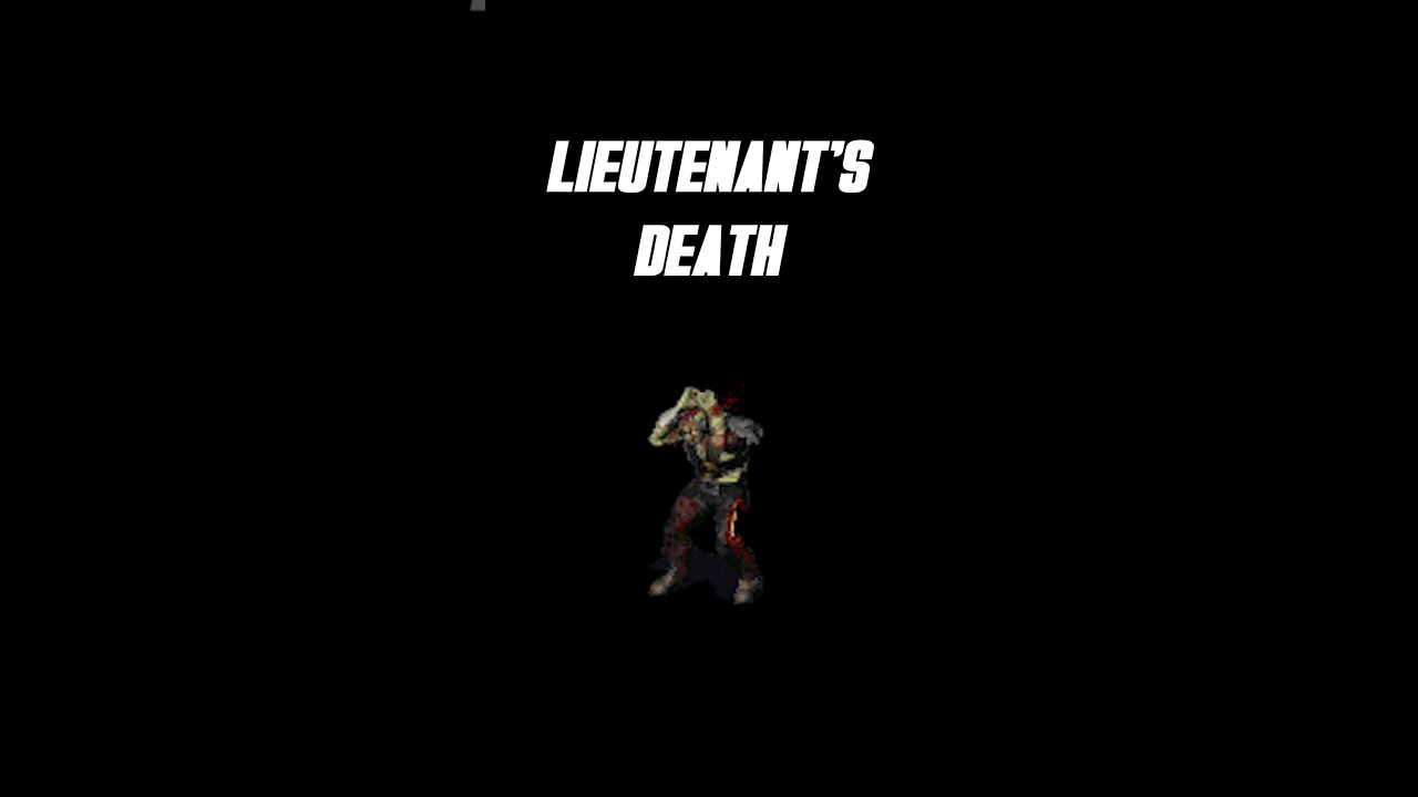 Lieutenant Death Animation in Fallout