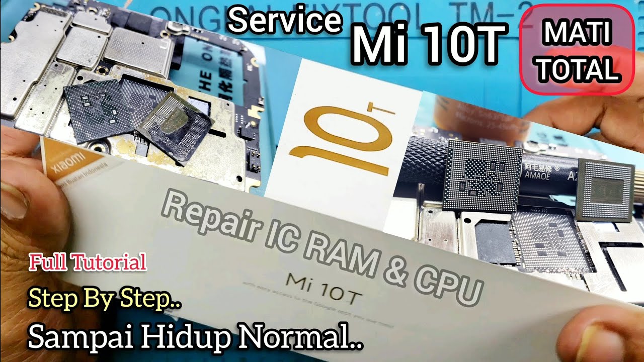 Perbaikan Xiaomi Mi10T tiba-tiba Mati Total ‼ Sampai Hidup kembali ‼ Repair CPU Xiaomi Mi10T ✅