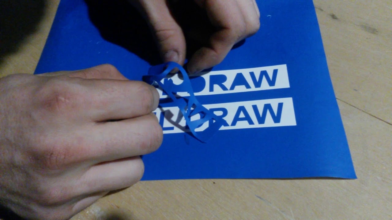 Roland CAMM-1 CM-500 test cutting