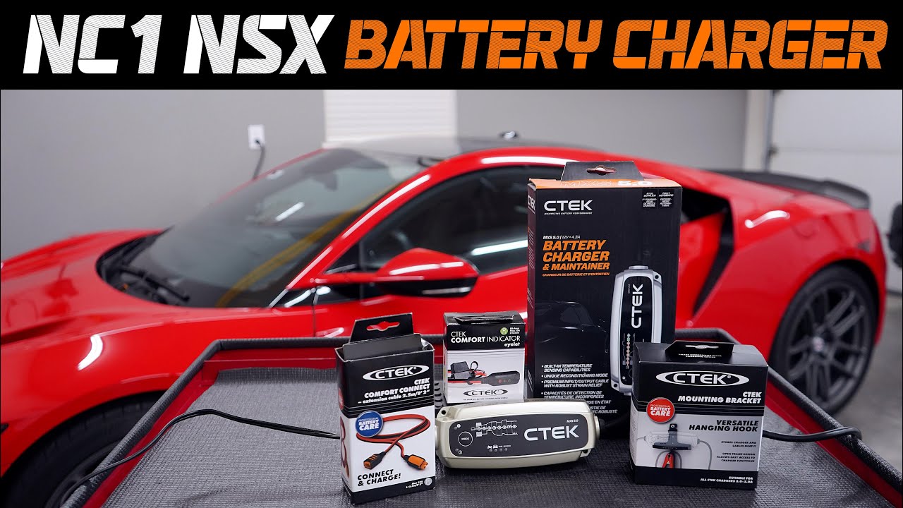 NC1 Acura NSX Battery Charger Solution (CTEK for the Win)