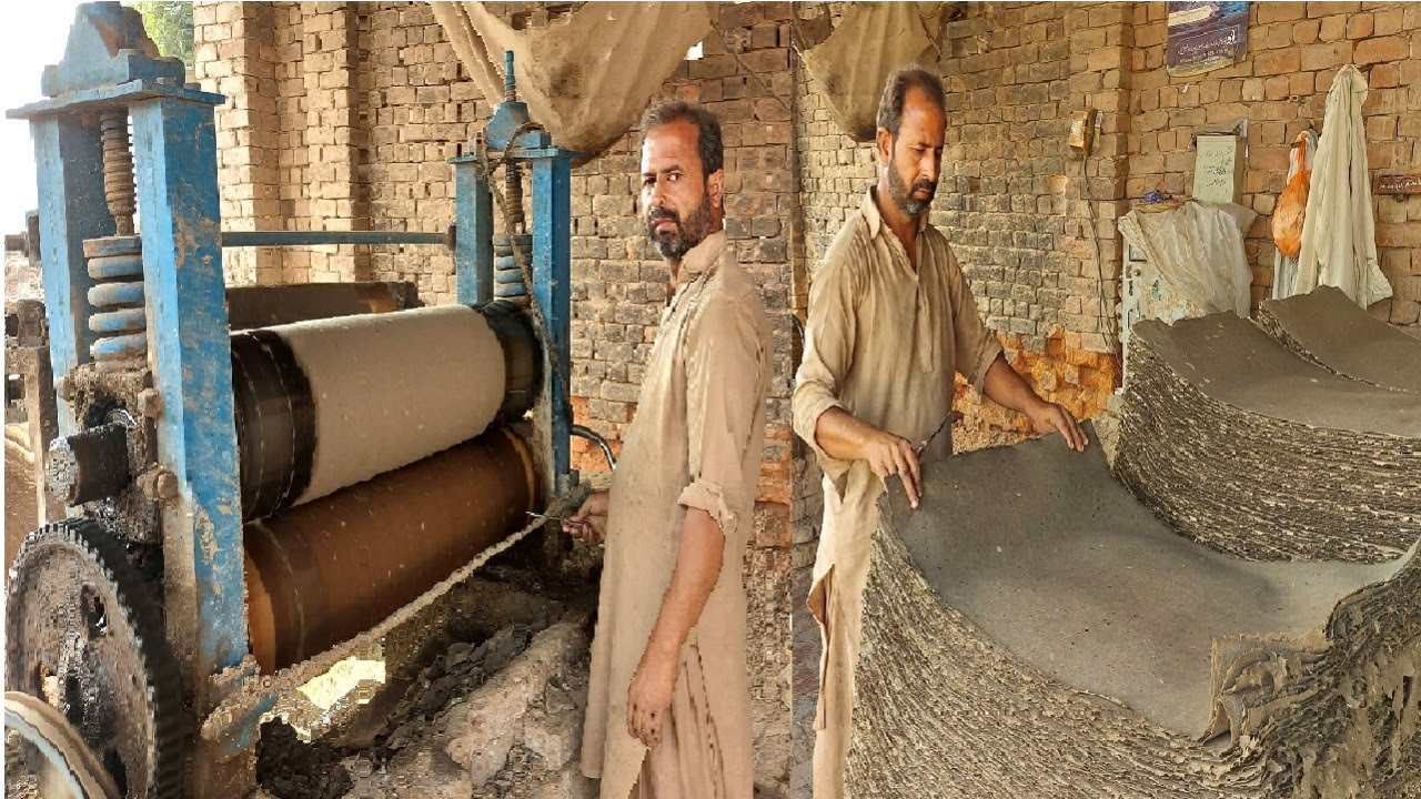Interesting Cardboard Making Process from Trash | Trash Recycling Idea