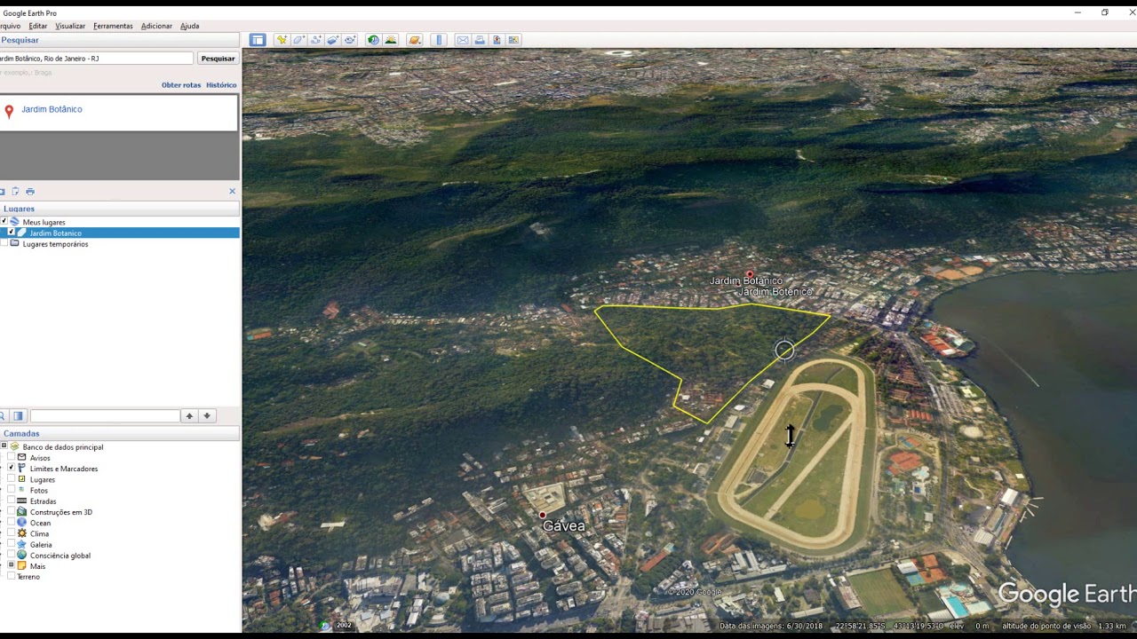 Google Earth Pro - Criação e Exportação de Polígonos (Arquivo kml)