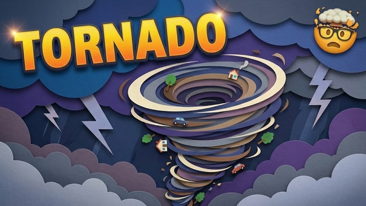 🌪️ The Life of a Tornado | Cool Facts for Kids