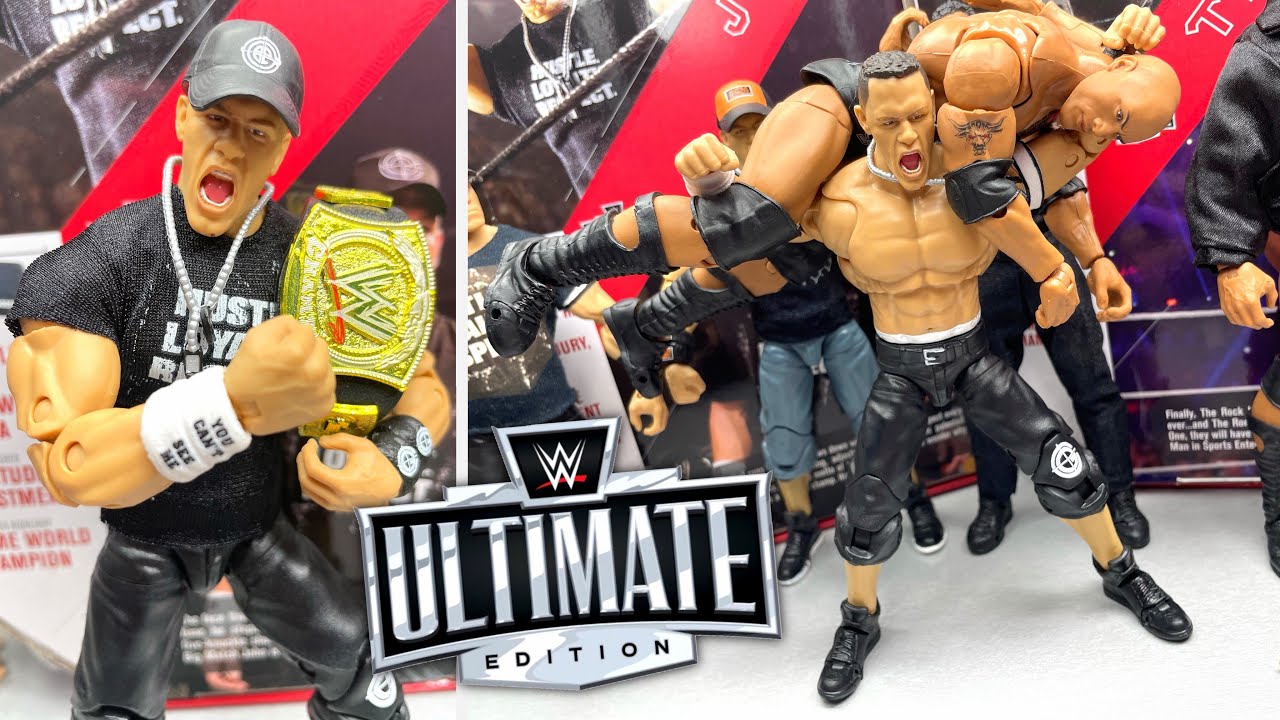 WWE ULTIMATE EDITION ОБЗОР ДЖОНА СИНЕ И РОКА!