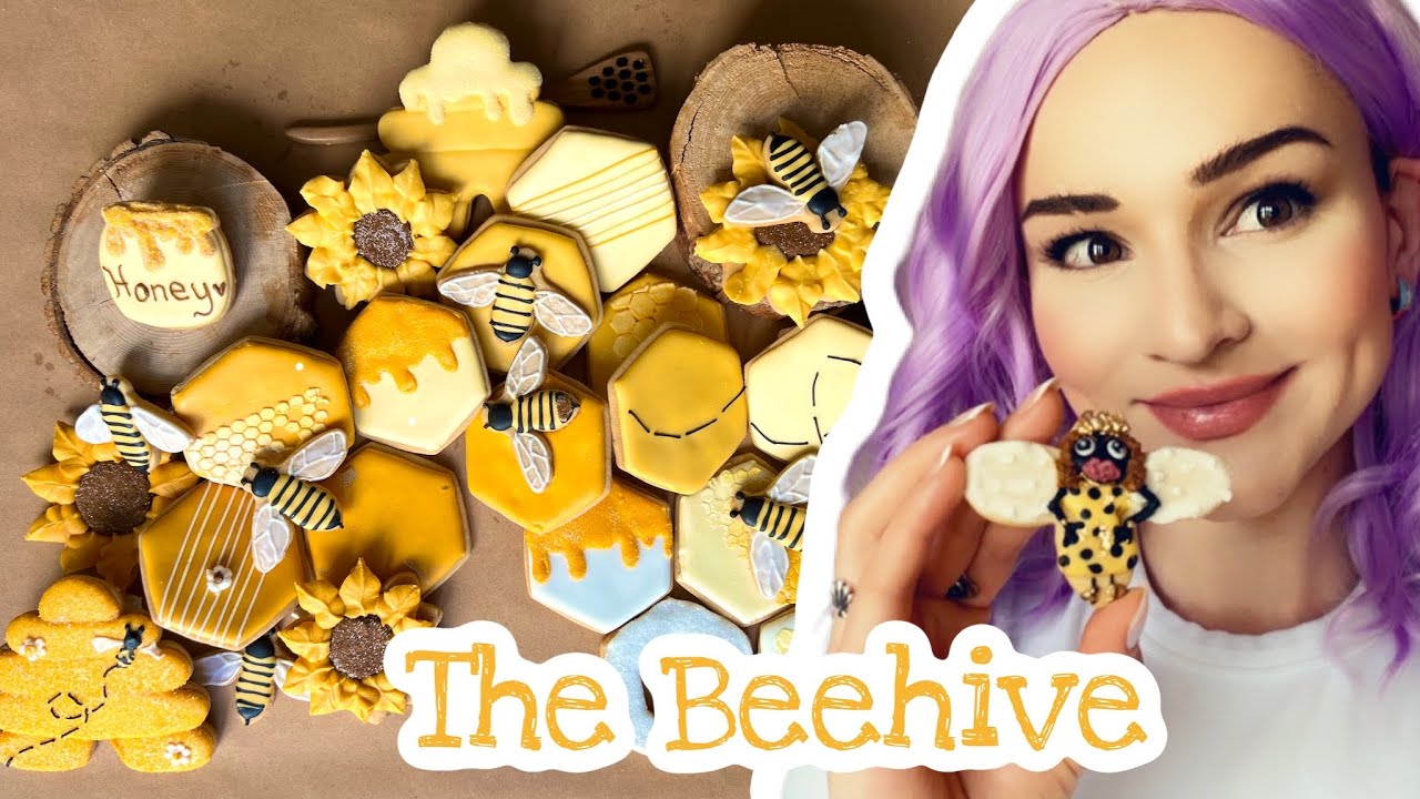 How to Decorate ADORABLE Bee Themed Cookies 🐝🍯 | Sprinkle Time | Satisfying Cookie Decorating