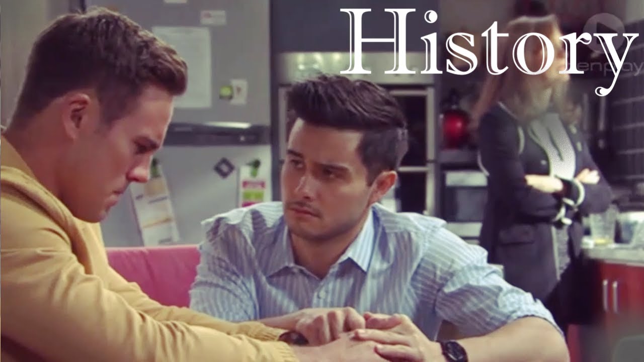Neighbours: David and Aaron - History