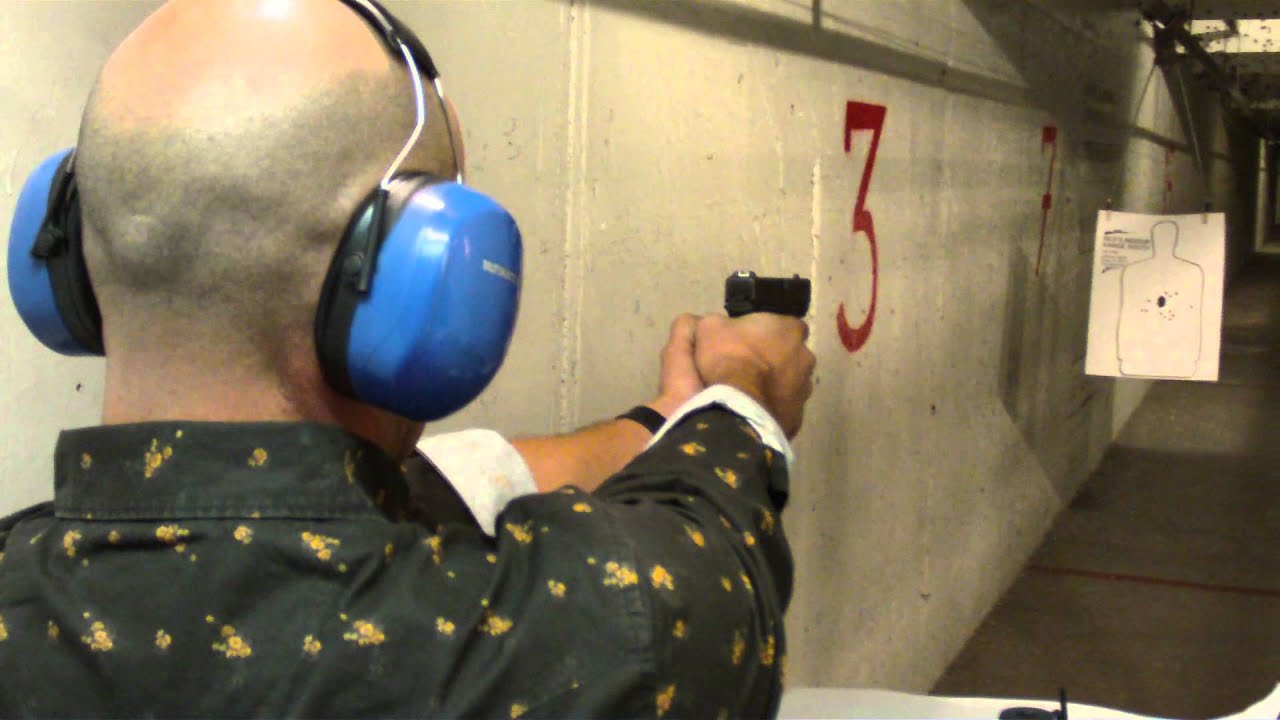 Dash with a handgun at reds indoor range, Austin, Texas
