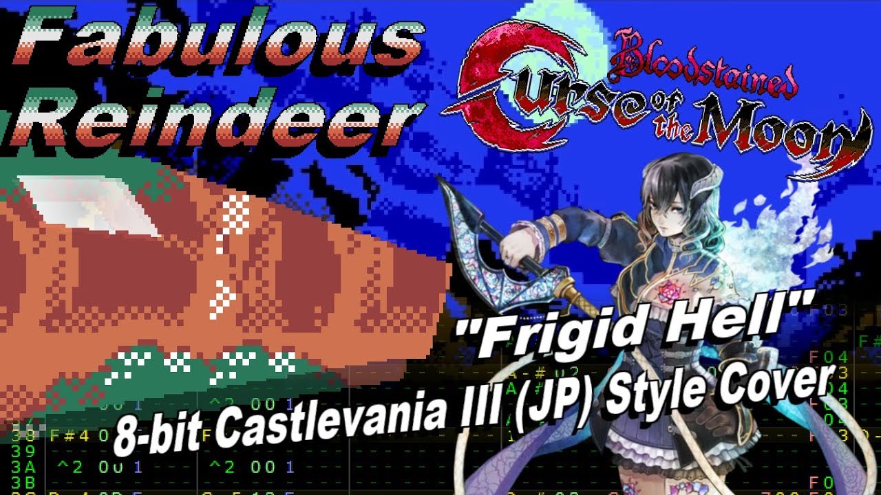 Bloodstained: Curse of the Moon - Frigid Hell 8-bit Castlevania III Style Cover - FabulousReindeer