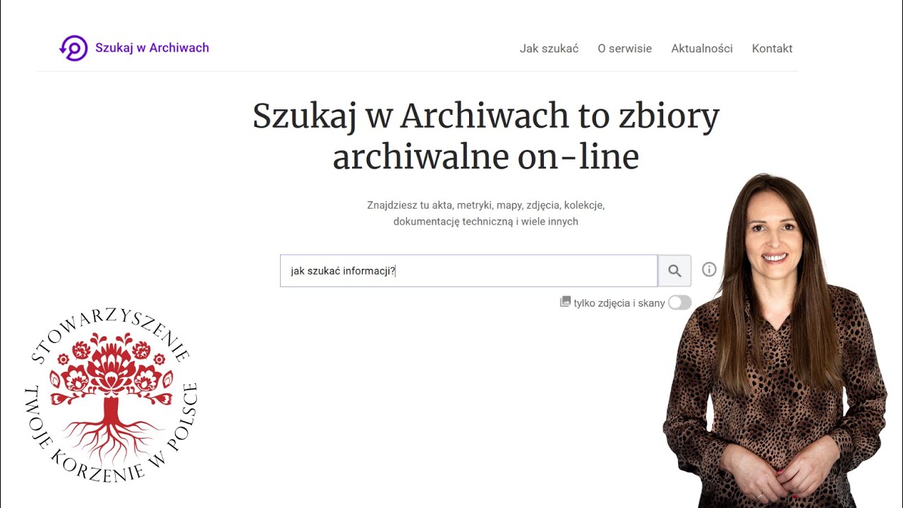 Jak korzystać: szukajwarchiwach.gov.pl