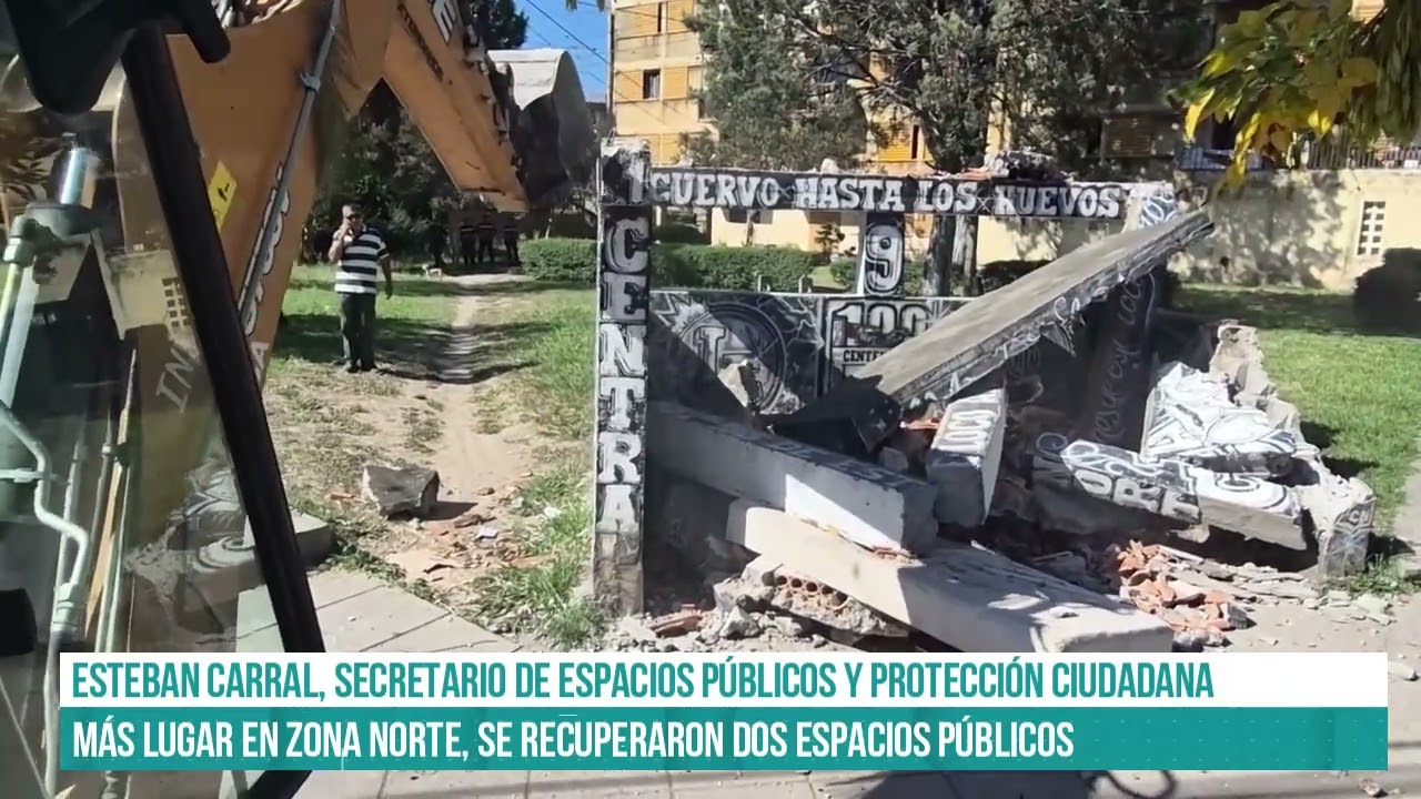SALTA - M&aacute;s lugar en zona norte, se recuperaron dos espacios p&uacute;blicos #canal7salta