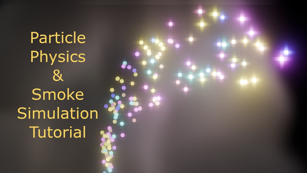 Blender Particle and Smoke simulation tutorial