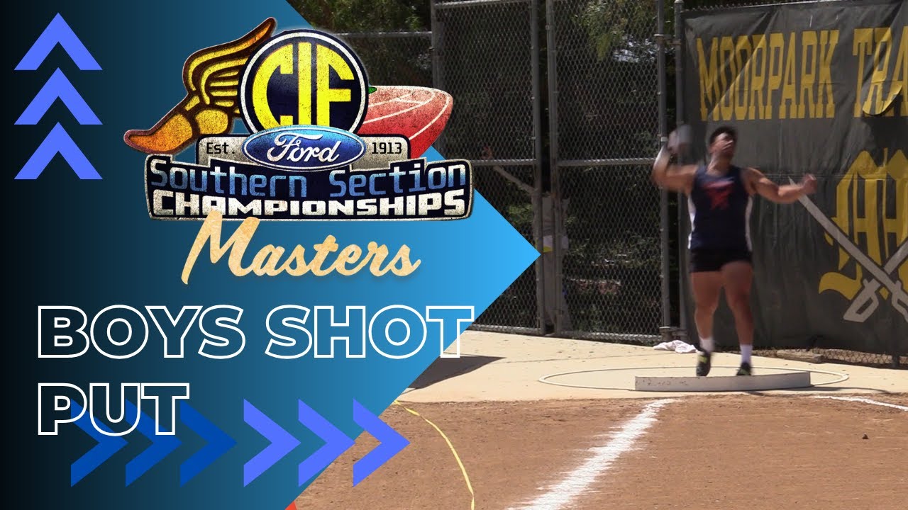 2024 TF - CIF-ss Masters - Boys Shot Put
