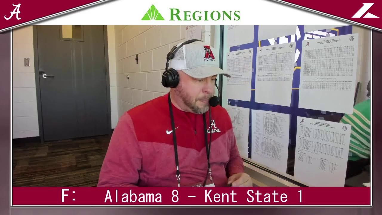 Alabama vs. Kent State Softball Booth Cam | February 28, 2026