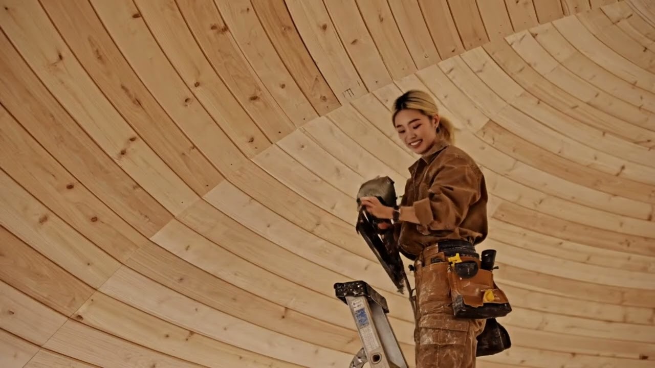 Girl Transforms an Abandoned Bauxite Tunnel into a Cozy Underground Cabin | Survival ASMR Building