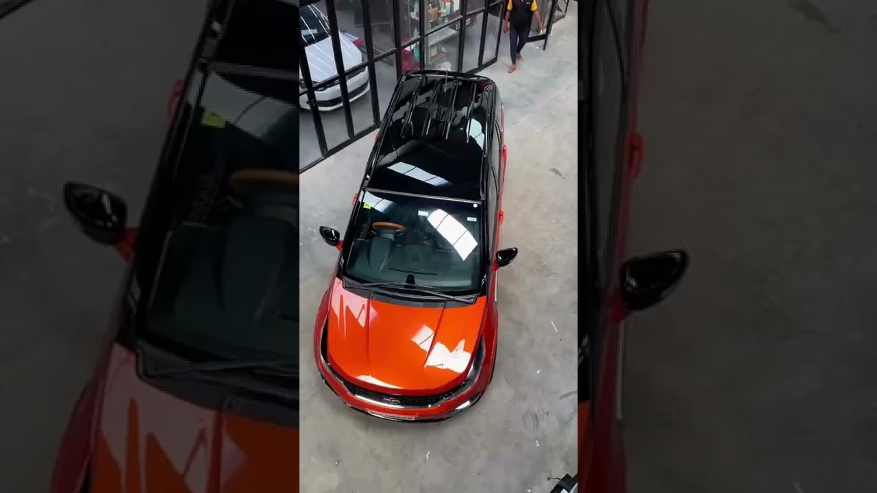 Tata Hexa painted in Madagascar Orange🧡@Brotomotiv @vlogsbrotomotiv #brotomotiv #cardetailing
