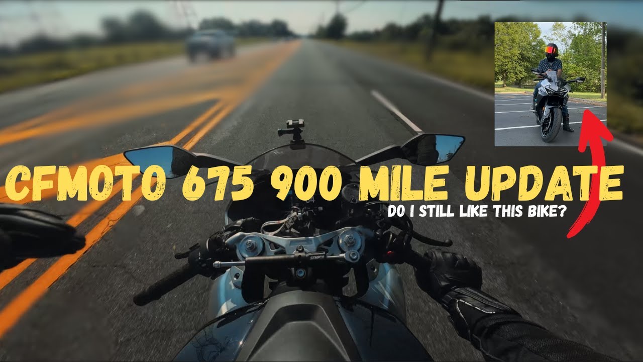 We hit 900 miles on the new CFMOTO 675ss