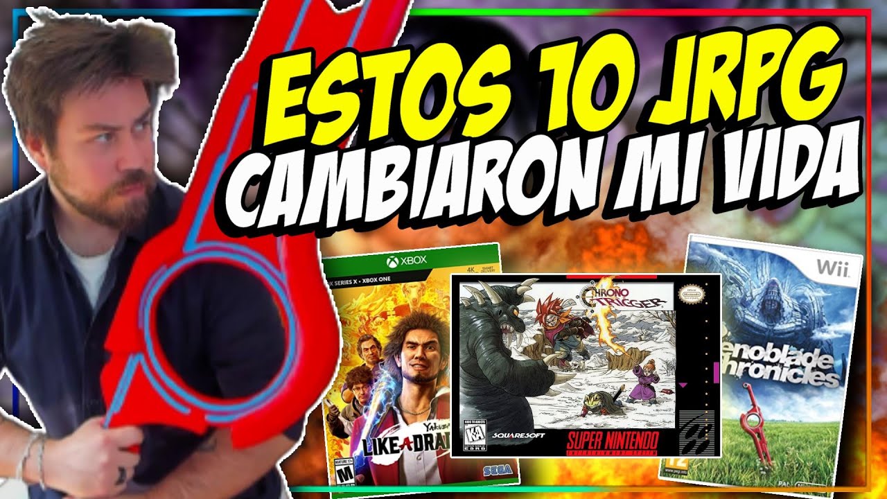 Estos 10 JRPGs me CAMBIARON LA VIDA! Debes jugarlos SÍ o SÍ!