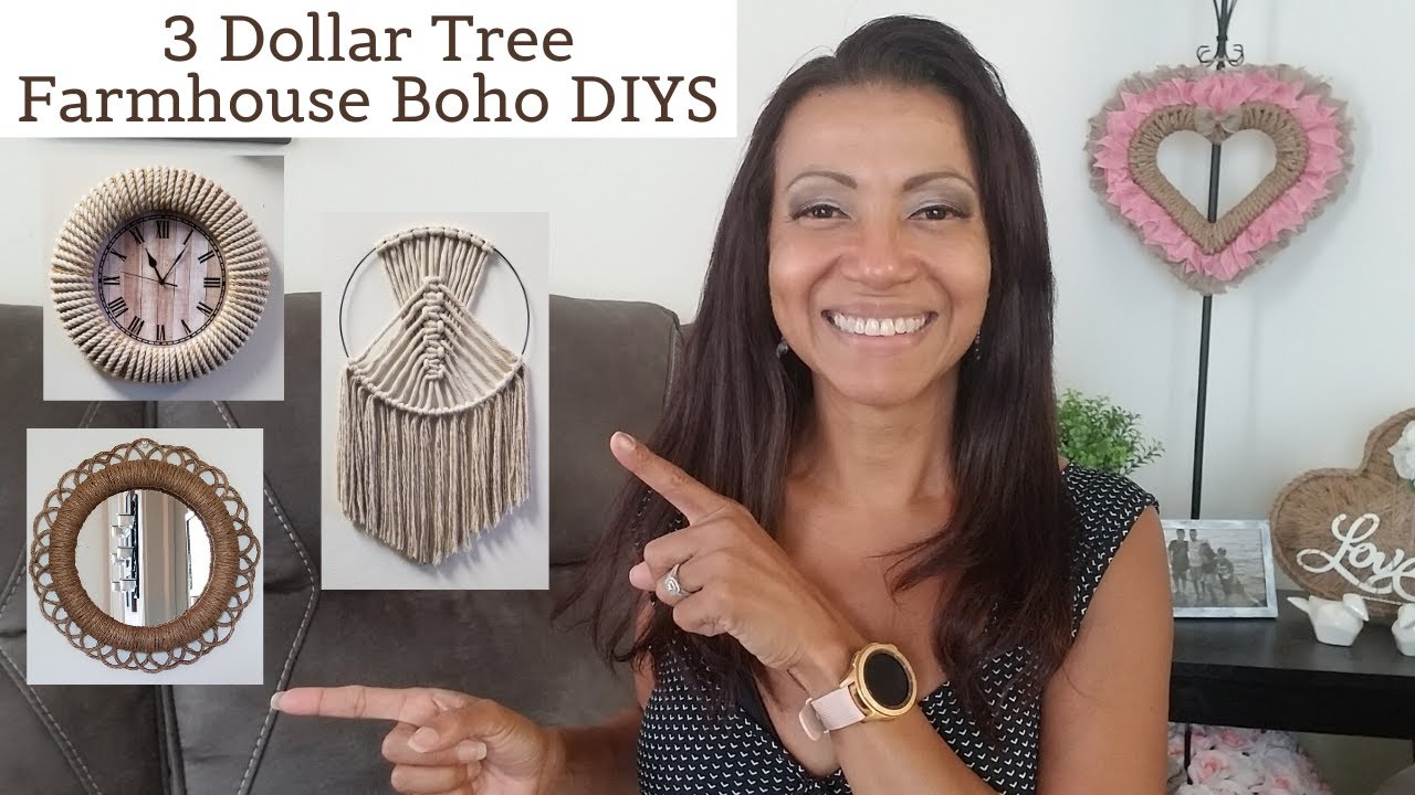 Dollar Tree DIY Farmhouse | Boho Home Decor