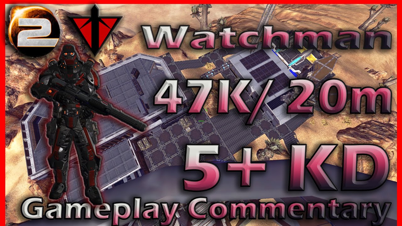 PlanetSide 2 &mdash; Комментарий к геймплею за Watchmen (#36) 47 убийств / 20 мин; КД 5